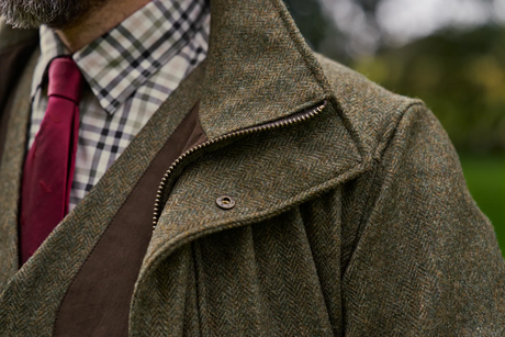 Härkila Kenmore GTX Jacket, forest green/herringbone