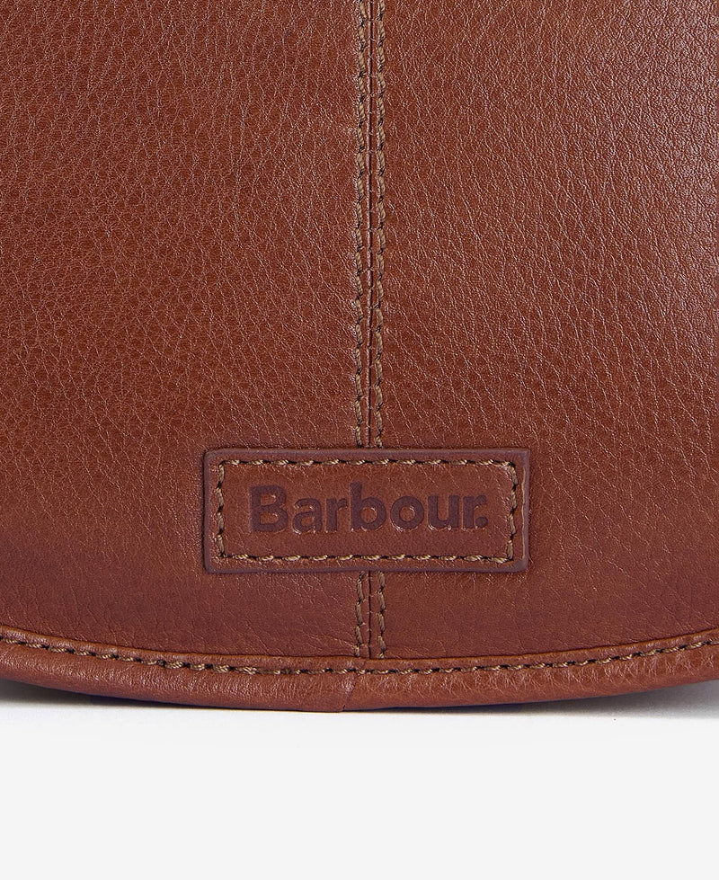 Load image into Gallery viewer, Barbour Laire Medium Leather Saddle Bag, brown
