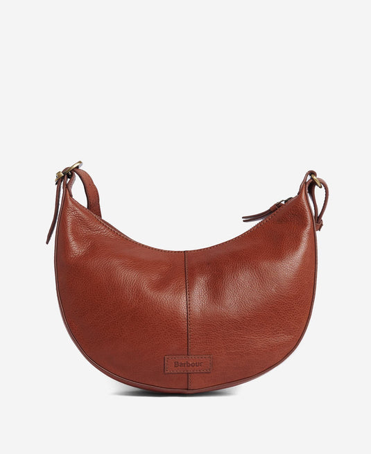 Barbour Laire Leather Sling Bag, brown