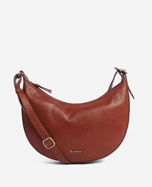 Barbour Laire Leather Sling Bag, brown