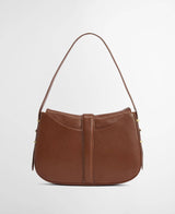 Barbour Alder Leather Shoulder Bag Brown