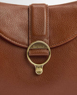 Barbour Alder Leather Shoulder Bag Brown