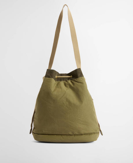 Mia Drawstring Tote Bag - Dusky Green