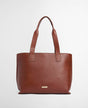 Barbour Alder Large Leather Tote Bag, brown