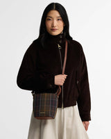 Barbour Cedar Mini Tartan Bucket Bag, classic tartan
