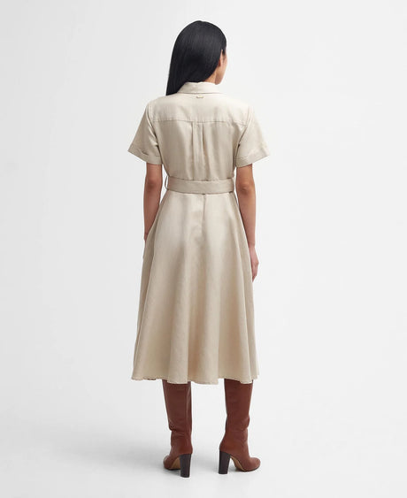 Barbour Margaret Midi Dress, safari