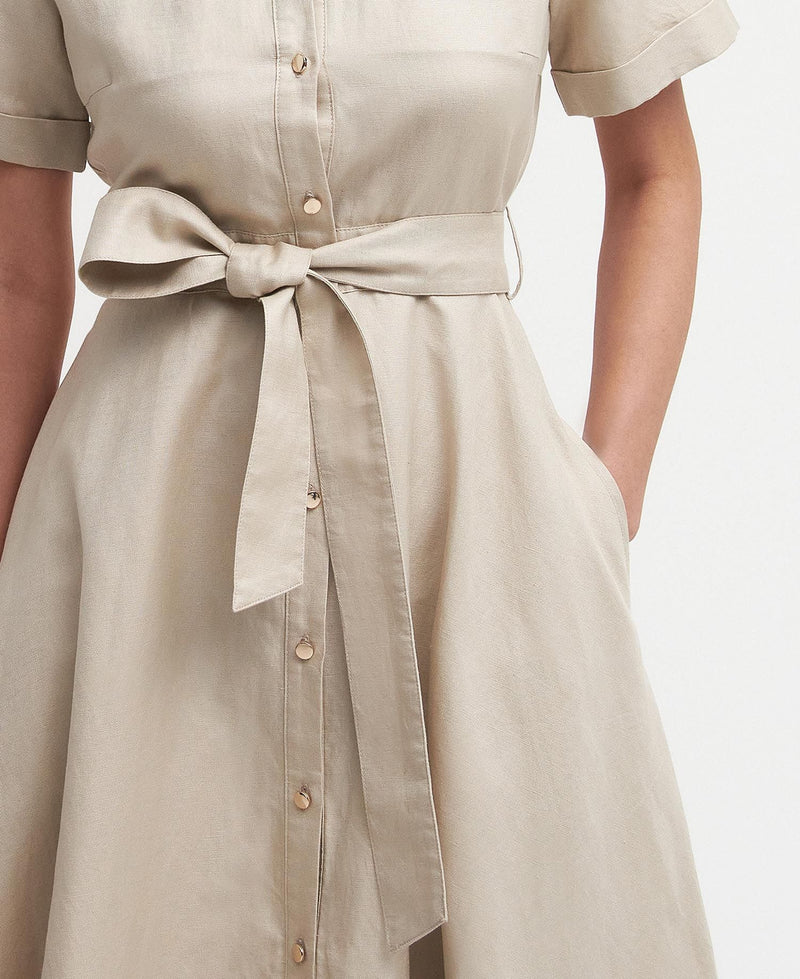 Load image into Gallery viewer, Barbour Margaret Midi Dress, safari
