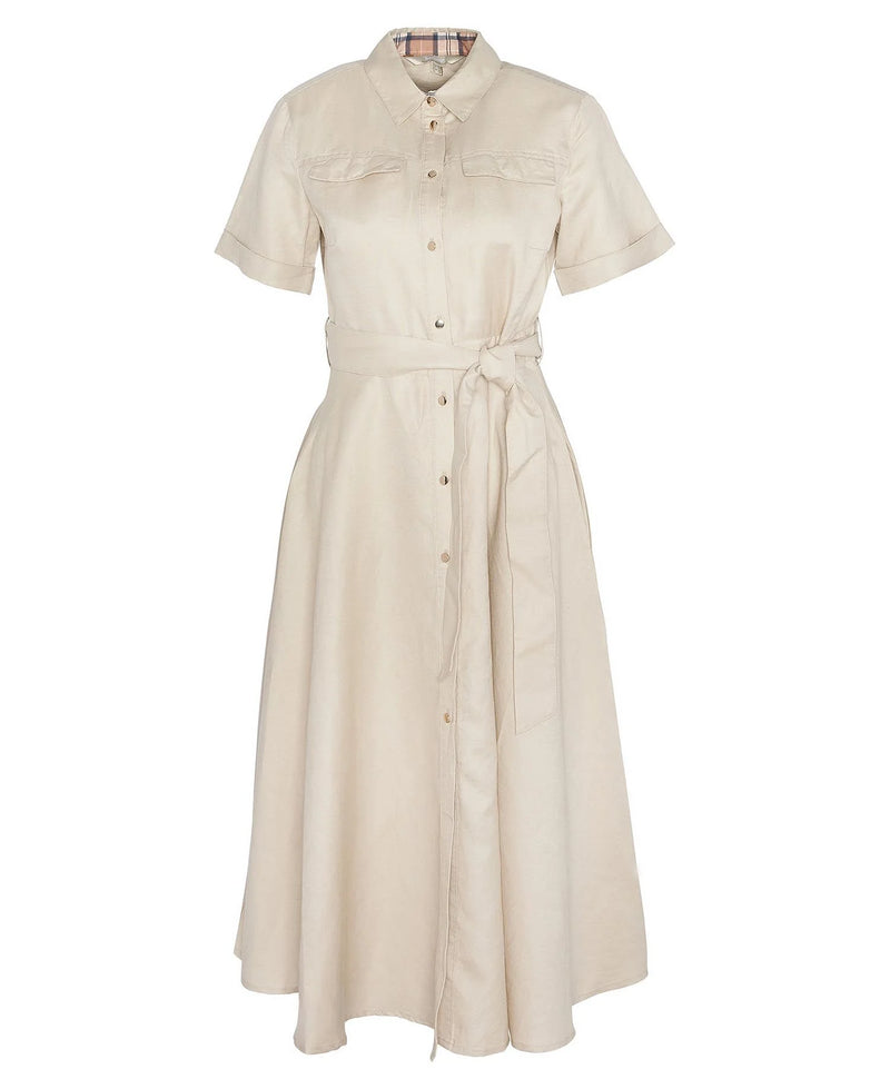 Load image into Gallery viewer, Barbour Margaret Midi Dress, safari
