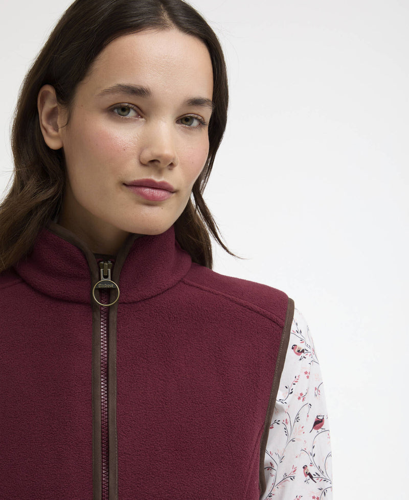 Afbeelding laden in Galerijviewer, Country Colton Fleece Gilet - Port
