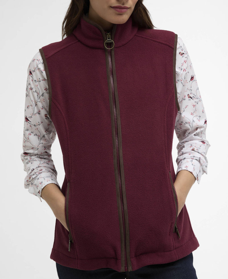 Afbeelding laden in Galerijviewer, Country Colton Fleece Gilet - Port
