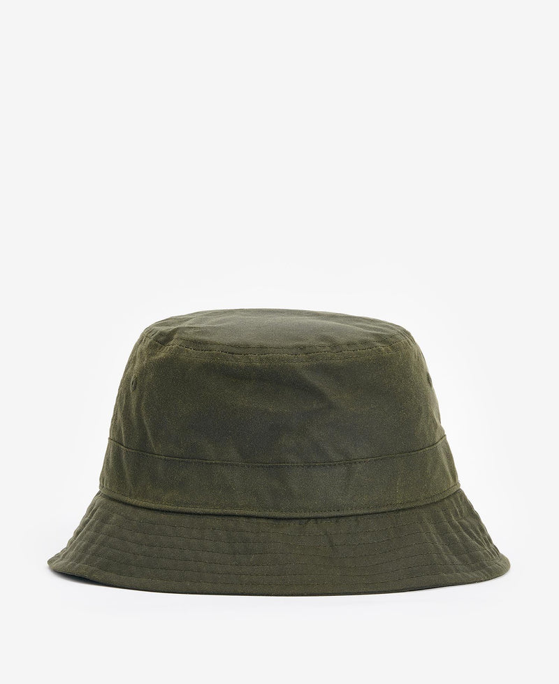 Load image into Gallery viewer, Barbour Belsay Wax Bucket Hat, archief olive
