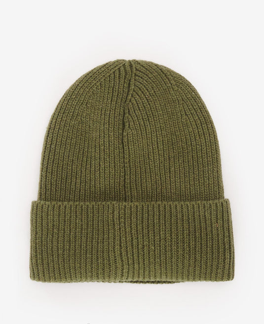 Barbour Amble Beanie Hat, dark moss