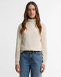 Barbour Pendle Roll-Neck Jumper Ecru/Birchwood Tartan