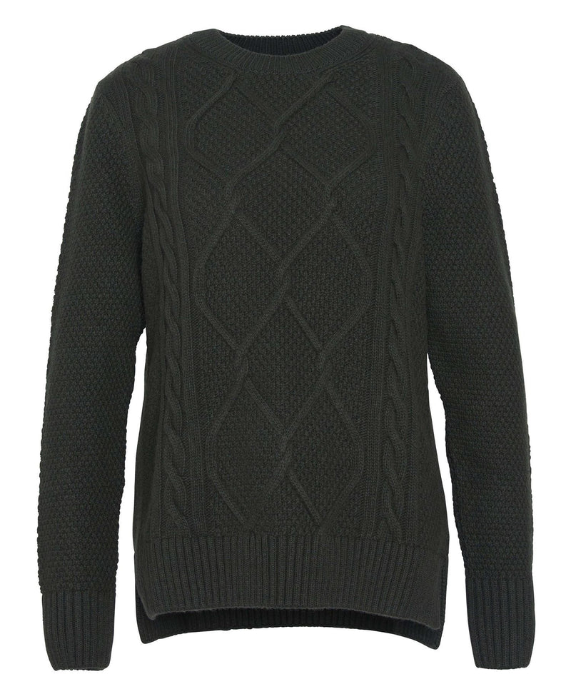 Laden Sie das Bild in Galerie -Viewer, Barbour Burne Crew Knitted Jumper, olive
