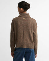Barbour Lavensdale Quarter-Zip Jumper Deep Camel