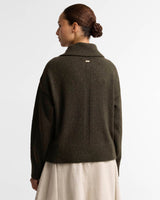 Barbour Lavensdale Quarter-Zip Jumper Olive