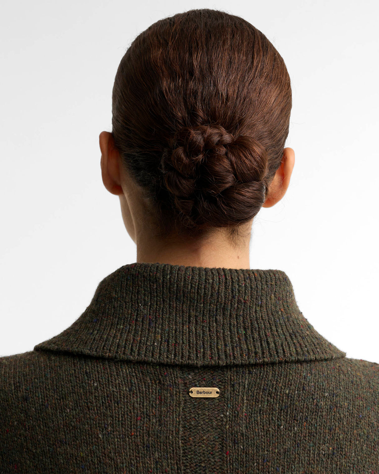 Barbour Lavensdale Quarter-Zip Jumper Olive