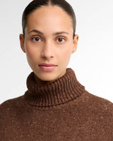 Barbour Stanford Fleck Rollneck Wool Jumper Rustic