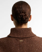 Barbour Stanford Fleck Rollneck Wool Jumper Rustic