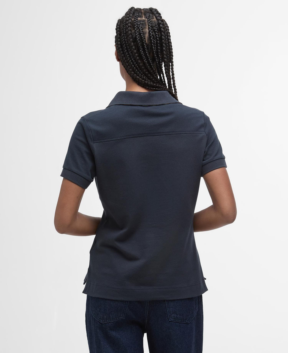 Barbour Portsdown Top, navy/primrose tartan