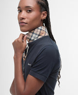 Barbour Portsdown Top, navy/primrose tartan