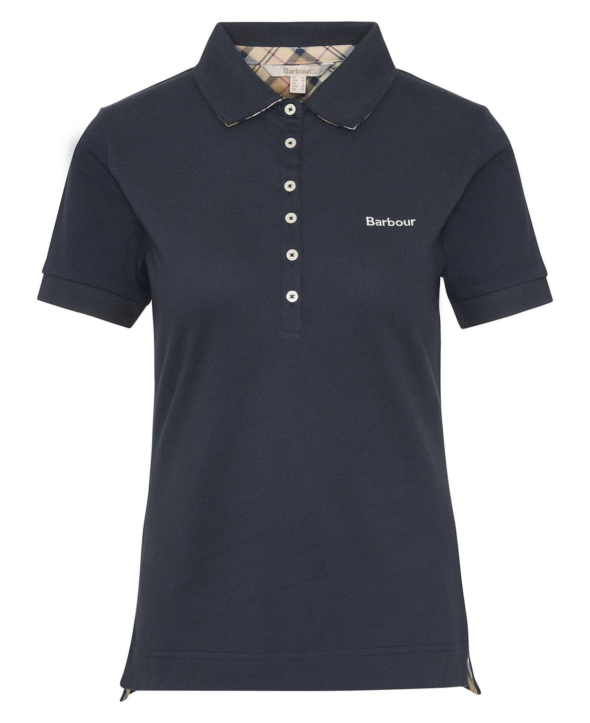 Barbour Portsdown Top, navy/primrose tartan