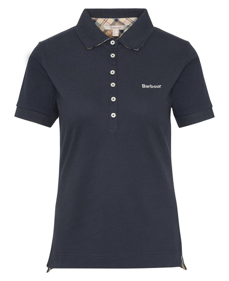 Barbour Portsdown Top, navy/primrose tartan