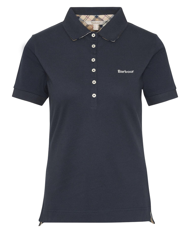 Afbeelding laden in Galerijviewer, Barbour Portsdown Top, navy/primrose tartan
