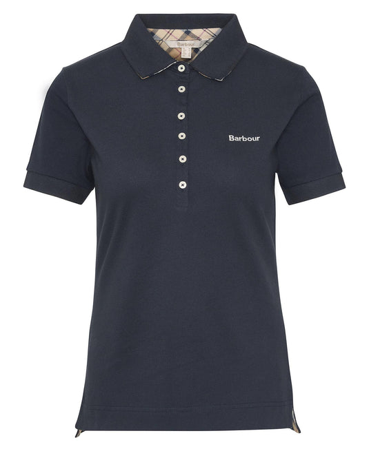 Barbour Portsdown Top, navy/primrose tartan