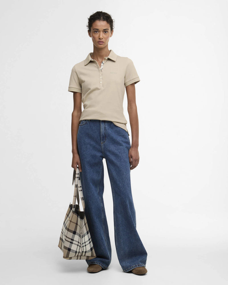 Afbeelding laden in Galerijviewer, Barbour Portsdown Top, light sand/hessian
