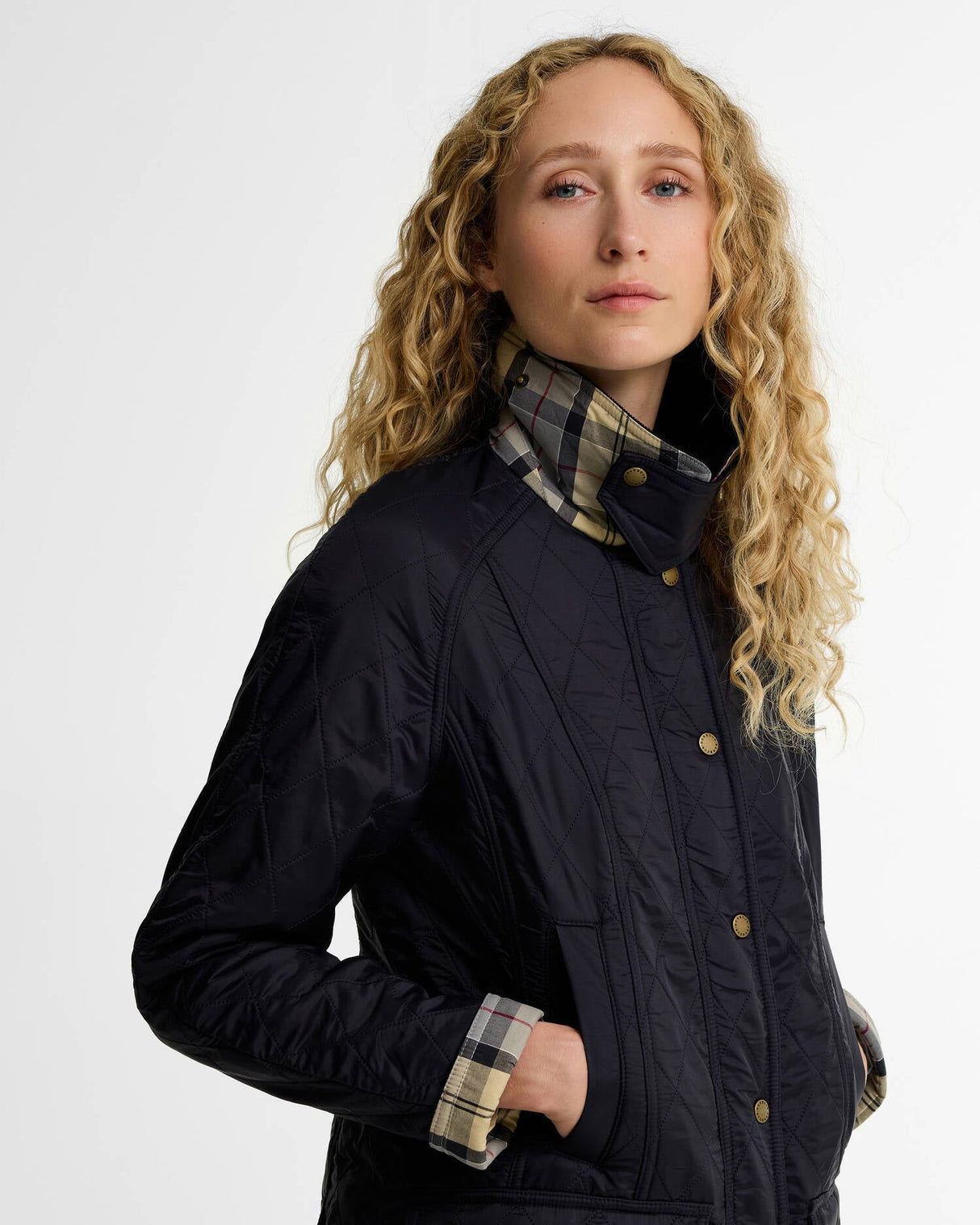 Barbour Beadnell Polarquilt Jacket Navy/Navy