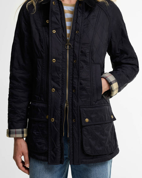 Barbour Beadnell Polarquilt Jacket Navy/Navy