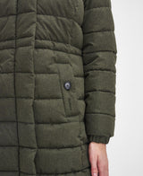 Barbour Clarence Puffer, olijf