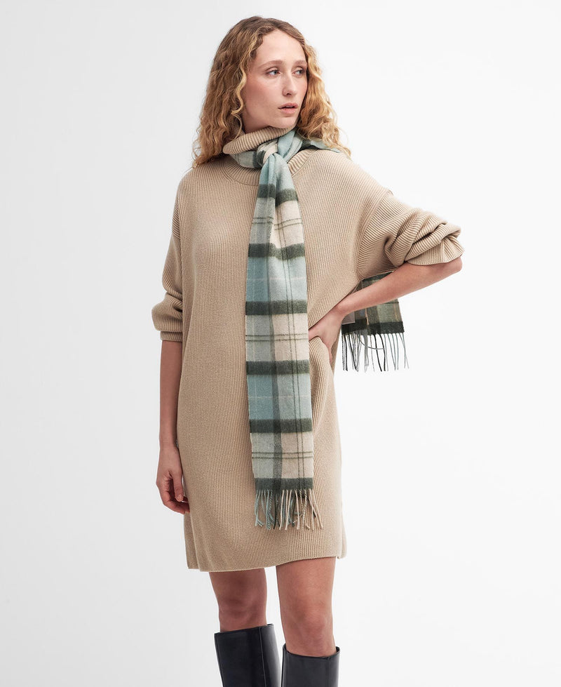 Afbeelding laden in Galerijviewer, Barbour Tartan Scarf, soft mint
