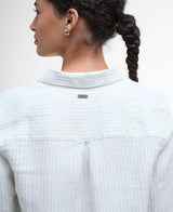Barbour Marine Shirt, pale aqua stripe