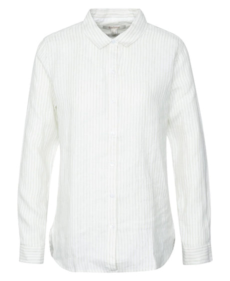 Barbour Marine Shirt, pale aqua stripe