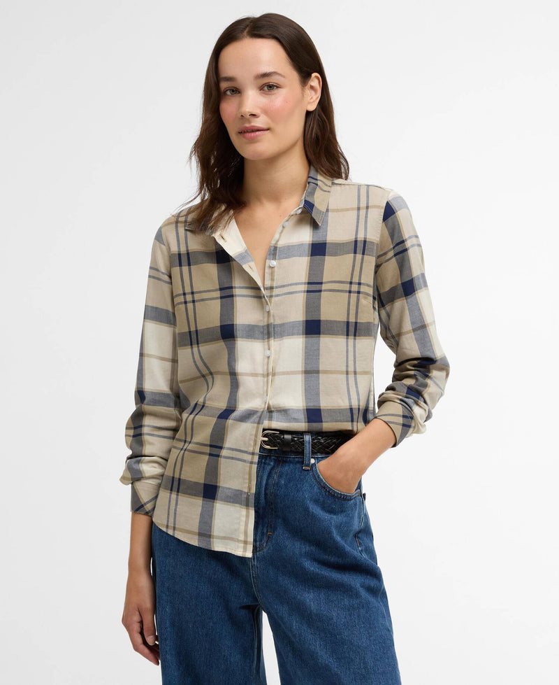 Afbeelding laden in Galerijviewer, Bredon Check Shirt - Dress Navy Tartan
