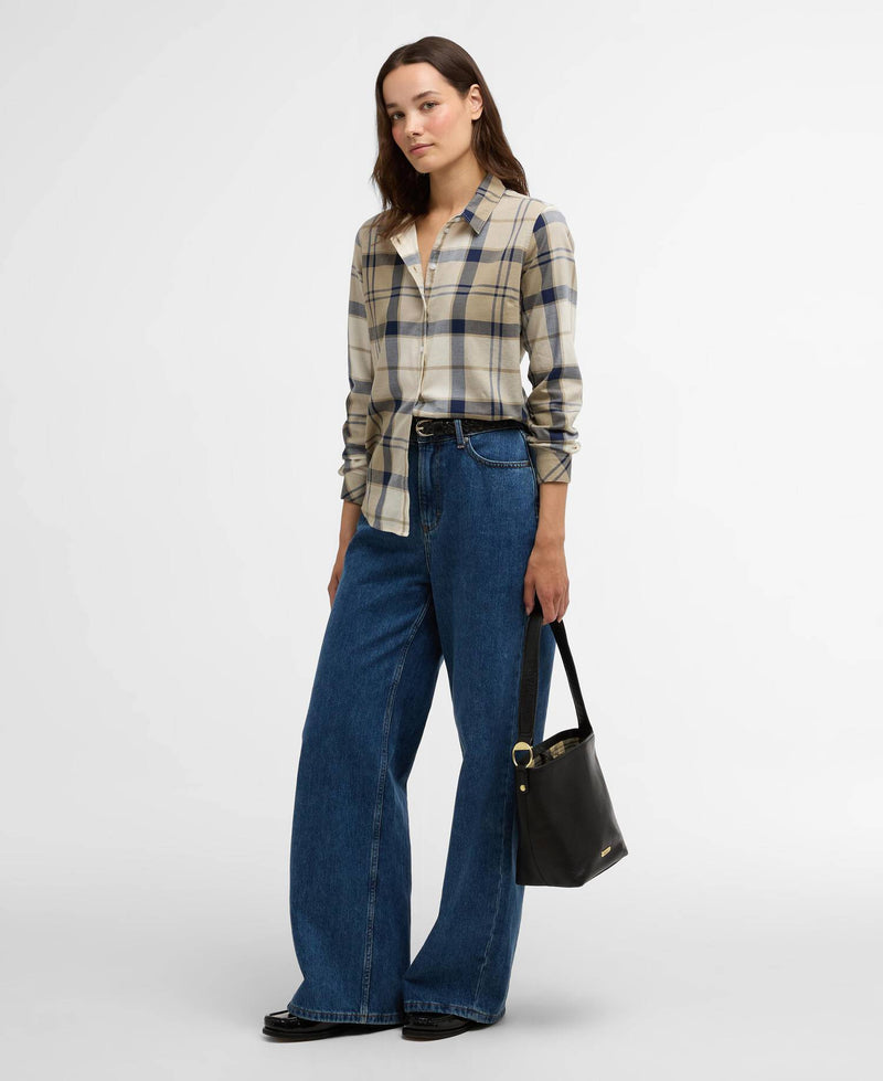 Afbeelding laden in Galerijviewer, Bredon Check Shirt - Dress Navy Tartan
