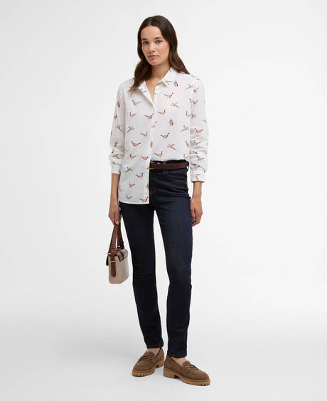 Safari Shirt - Pheasant Print