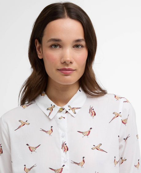 Safari Shirt - Pheasant Print