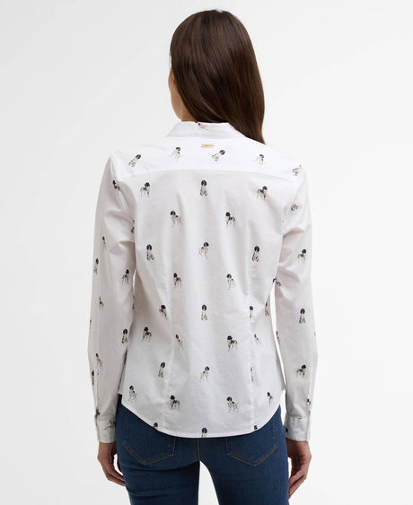Brambles Shirt - Sketched Dog Print