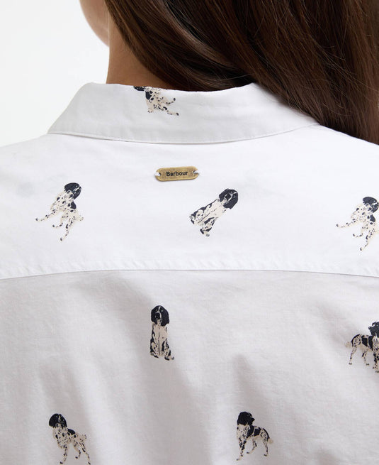 Brambles Shirt - Sketched Dog Print