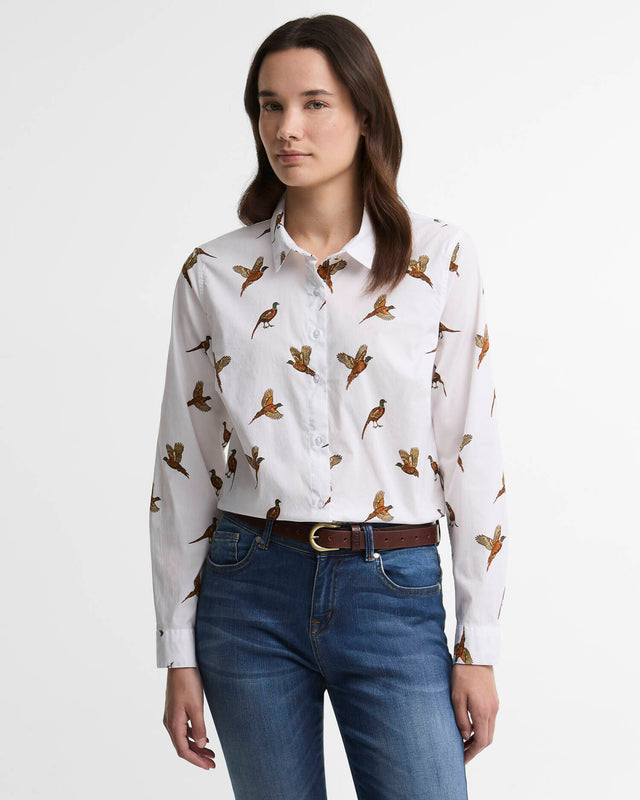 Barbour Brambles Tailored Long-Sleeved Shirt Multi Bird