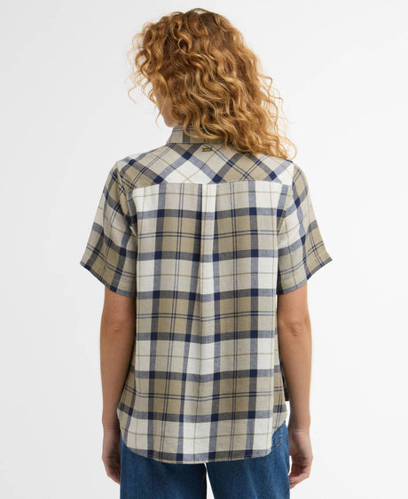 Fern Shirt - Dress Navy Tartan