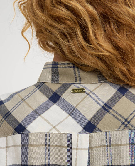 Fern Shirt - Dress Navy Tartan