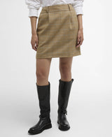 Petunia Mini Skirt - Soft Blue Tweed
