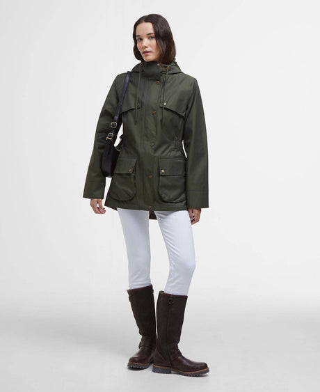 Maple Waterproof Jacket - Olive/Ancient Tartan