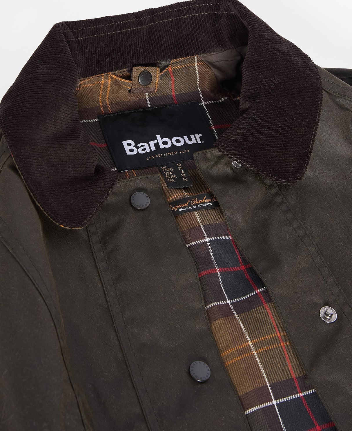Barbour Classic Beadnell Wax Jacket, olive