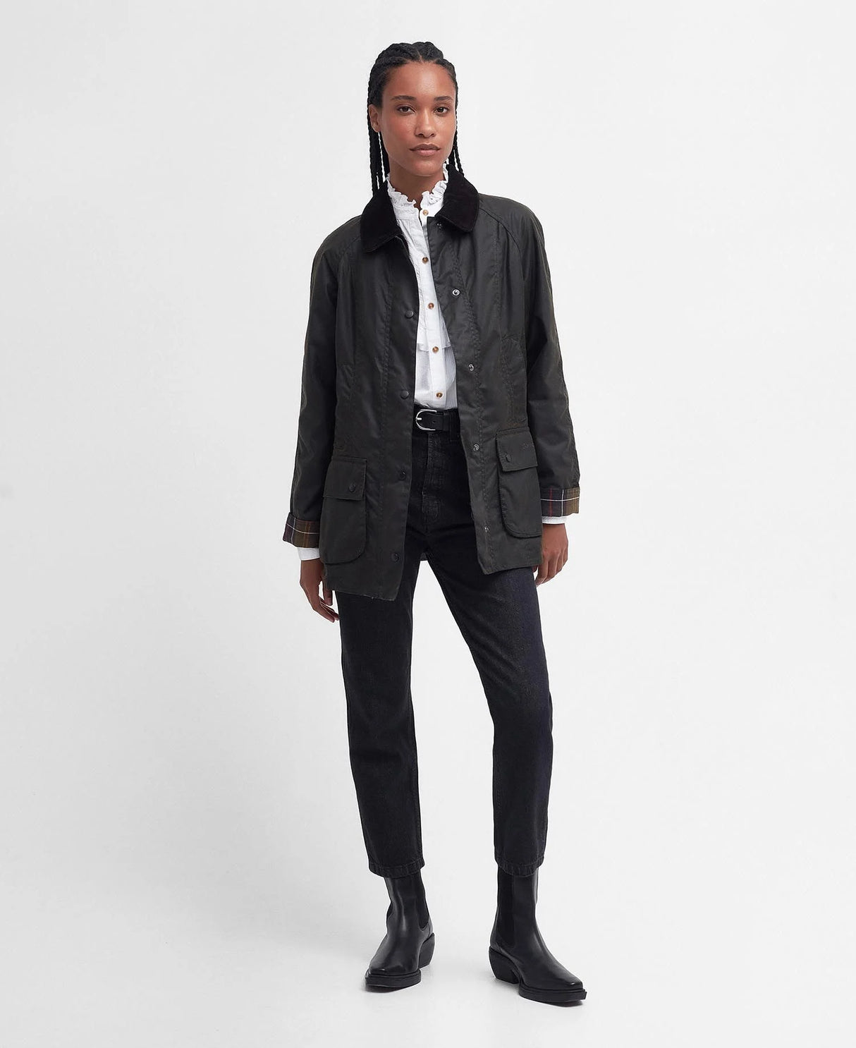 Barbour Classic Beadnell Wax Jacket, olive