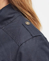 Barbour Winter Defence Wax Jacket, navy/classic